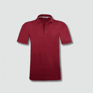 Playera-tipo-polo-color vino-PromoPar