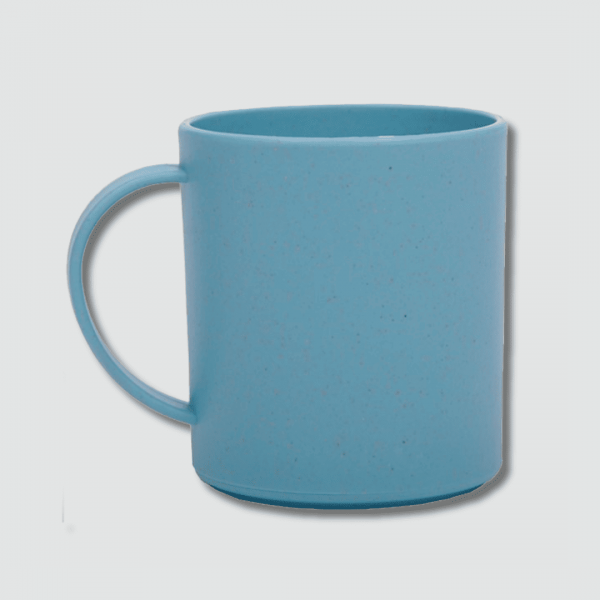 Taza-Promocional-Fibra de-Trigo-Azul-Promopar